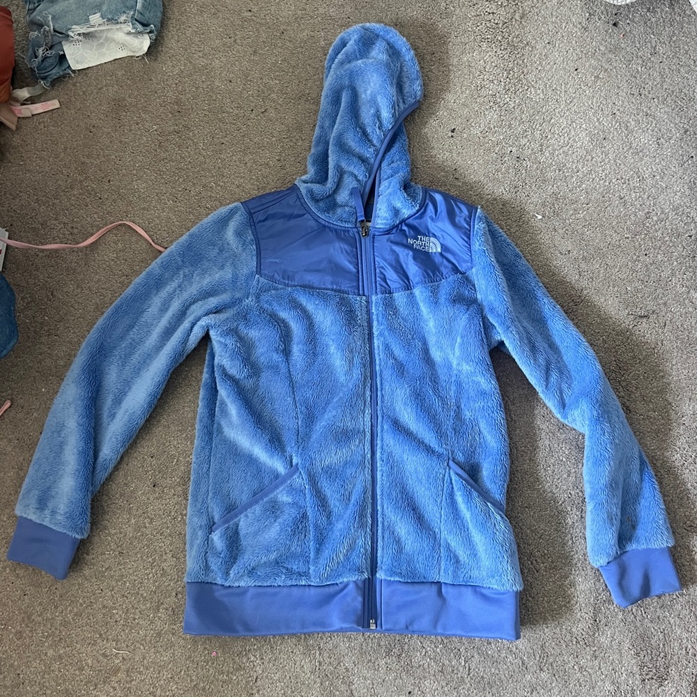 The North Face Kids Blue/Purple Periwinkle Hooded Jacket